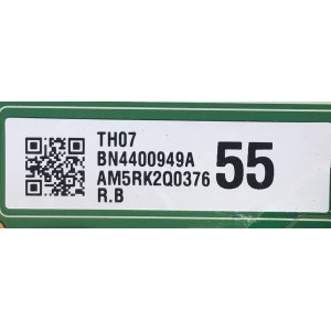 LED DRIVER PARA TV SAMSUNG / NUMERO DE PARTE BN4400949A / L55Q8NB_NHS / BN44-00949A / PANEL CY-TN055FLAV2 / DISPLAY T550QVR1.2 / BN9646184A / MODELO QN55Q8FNBXZA AA01	